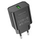 Сетевое зарядное устройство Borofone BA72A USB-A (18W · 3A) (Black)