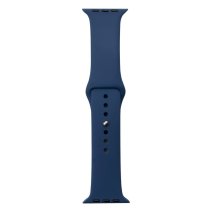Ремешок для Apple Watch 42/44/45/49 мм Band Silicone (Blue Cobalt)