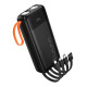 Повербанк Hoco J151A з 4 кабелями (20000 mAh) (Black)