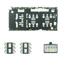 Роз'єм SIM-карти для Realme 6 20 pin (9 кріплень) (1 SIM + SIM/Micro SD)