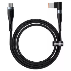 Кабель Baseus Zinc Magnetic Charging Type-C – DC Square Port (2 м · 100W · 5A) (Black)
