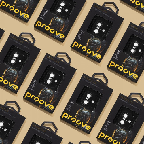 Защитное стекло камеры Proove Achilles для Apple iPhone 18 Pro (Black)