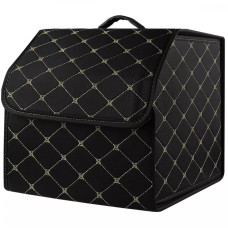 Органайзер в багажник автомобиля 34×30×30 см (Black/Beige)