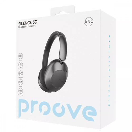 Наушники Bluetooth Proove Silence 3D with ANC (Light Gray)