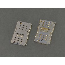 Разъем SIM-карты для Xiaomi Redmi Note 4 20 pin (6 креплений) (1 SIM + SIM/Micro SD)