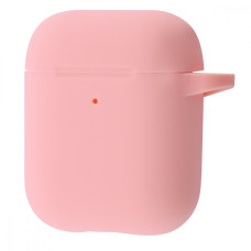 Чехол для AirPods 1/2 Silicone Case New (Pink)