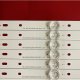 Пряма підсвітка для телевізора Changhong 55″ HLJ-S.94V-0 (10 планок по 560 мм, 5 LED, лінза 17 мм, 3 В)