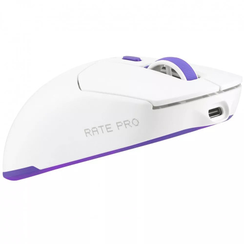 Мишка бездротова ігрова Proove Gaming Rate Pro with Charging Dock (White)