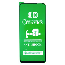 Защитная пленка Ceramic для Poco M6 Pro (5G) (Full Glue) (Black)
