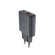 Сетевое зарядное устройство Acefast A69 USB-A+USB-C (30W · 3A) (Black)