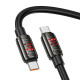 Кабель Hoco U143 Type-C – Type-C (1 м · 240W · 5A) (Black)