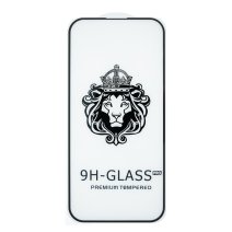 Защитное стекло Lion для Apple iPhone 15 (Full Glue) (0.3 мм, 2.5D) (Black)