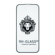 Захисне скло Lion для Apple iPhone 16 (Full Glue) (0.3 мм, 2.5D) (Black)