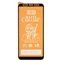 Защитная пленка Ceramic Matte для Samsung J610 Galaxy J6 Plus (2018) (Full Glue) (Black)