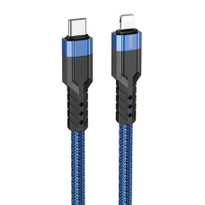 Кабель Hoco U110 Type-C – Lightning (1.2 м · 20W · 3A) (Blue)