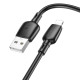Кабель Borofone BX93 USB-A – Lightning (1 м · 20W · 2.4A) (Black)