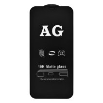 Захисне скло Matte для Apple iPhone 12 Pro Max (Full Glue) (0.3 мм, 2.5D) (Black)