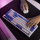 Клавіатура бездротова Proove Gaming Slicker Special Edition (Ukraine Layout) (White/Purple)