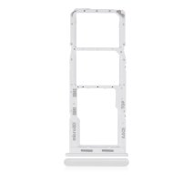 Держатель SIM-карты и карты памяти для Samsung A135 Galaxy A13 (2022) (версия на 2×SIM) (White)