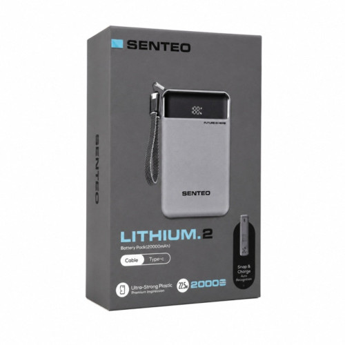 Повербанк Senteo Lithium 2 PS2-02 22.5W (20000 mAh) (Black)