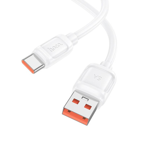 Кабель Hoco X115 Surpass USB-A – Type-C (1 м · 100W · 5A) (White)