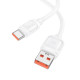 Кабель Hoco X115 Surpass USB-A – Type-C (1 м · 100W · 5A) (White)