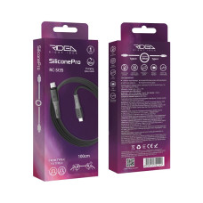Кабель Ridea RC-SI35 SiliconePro Type-C – Type-C (1 м · 60W · 3A) (Black)