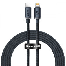 Кабель Baseus Crystal Shine Series Type-C – Lightning (2 м · 20W · 2.4A) (CAJY000301) (Black)