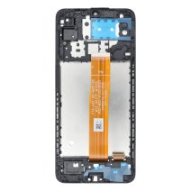Дисплей для Samsung M125 Galaxy M12 (2021) с тачскрином в рамке (Black)