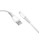 Кабель Ridea RC-M133 Spring USB-A – Lightning (1 м · 12W · 2.4A) (White)