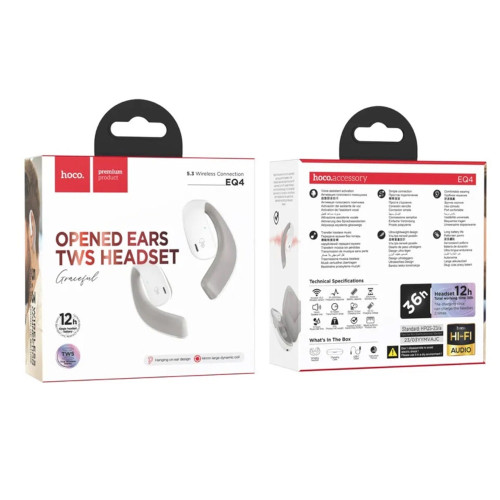 Наушники Bluetooth Hoco EQ4 TWS (White)