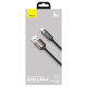 Кабель Baseus Display Fast Charging USB-A – Type-C (1 м · 66W · 5A) (CASX020001) (Black)
