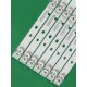 Пряма підсвітка для телевізора Hisense 43″ SVH420AA7 Rev02 (7 планок по 402 мм, 4 LED, лінза 15,5 мм, 3 В)