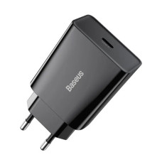Мережевий зарядний пристрій Baseus Speed Mini USB-C (20W · 3A) (CCFS-SN01) (Black)
