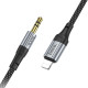 Аудіокабель AUX Hoco UPA26 Lightning – 3.5 мм (1 м) (Black)