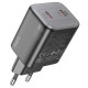 Сетевое зарядное устройство Hoco N42 2xUSB-C (45W · 3A) (Black)