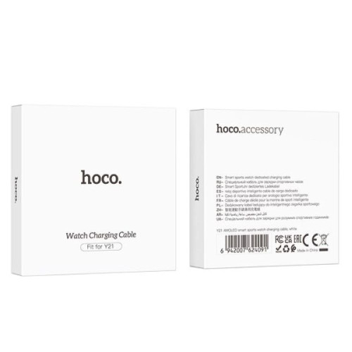 Беспроводное зарядное устройство для смарт-часов Hoco Y21 (White)