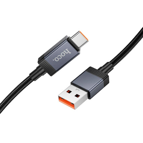 Кабель Hoco X118 USB-A – Type-C з дисплеєм (1 м · 15W · 3A) (Black)