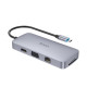 USB-хаб Hoco HB33 10в1 Type-C (0.13 м) (Gray)