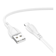 Кабель Borofone BX121 USB-A – Lightning (1 м · 2.4A) (White)