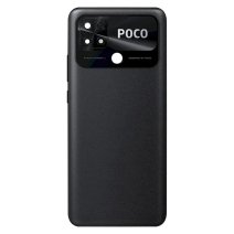 Задняя крышка для Poco C40 (Black) (Original PRC)