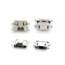 Роз'єм зарядки для Meizu M6 5 pin (6 кріплень) (контакти посередині) (Micro USB) без шлейфа (Original)