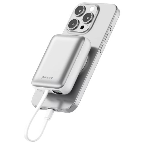 Повербанк Proove Neutron Magnetic 22.5W (10000 mAh) (Silver)