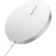 Бездротовий зарядний пристрій Baseus Simple Mini3 Magnetic Wireless Charger (15W) (Silver)