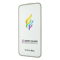 Защитное стекло Color Frame для Apple iPhone 14 Pro Max (Full Glue) (Gold)