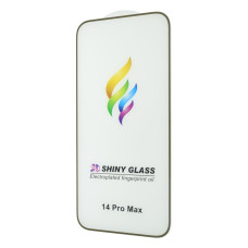 Захисне скло Color Frame для Apple iPhone 14 Pro Max (Full Glue) (Gold)
