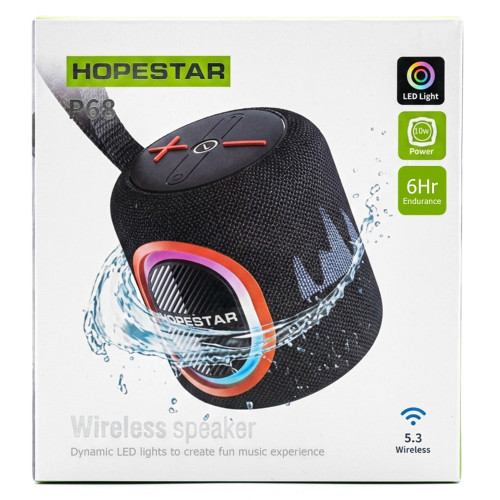 Bluetooth колонка Hopestar P68 10W (Black)