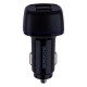 Автомобільний зарядний пристрій Borofone BZ14 2xUSB-A (12W · 2.4A) з кабелем USB-A – Type-C (Black)