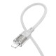 Кабель Hoco U129 USB-A – Lightning (1.2 м · 12W · 2.4A) (Gray)