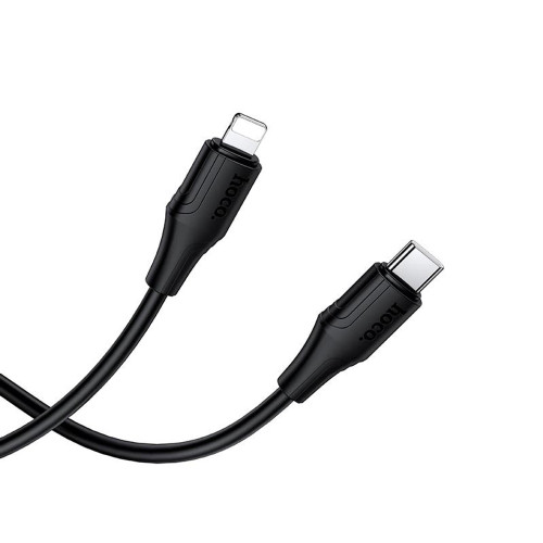 Кабель Hoco X124 Type-C – Lightning (1 м · 27W · 3A) (Black)